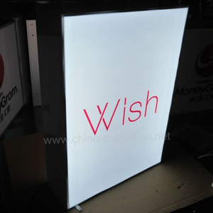 الصين الجديدة المبتكرة المنتج مضيئة مخصص تسجيل الإعلان ضوء مربع