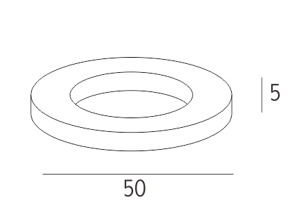 الباب المطاط الدائري (رقيقة)