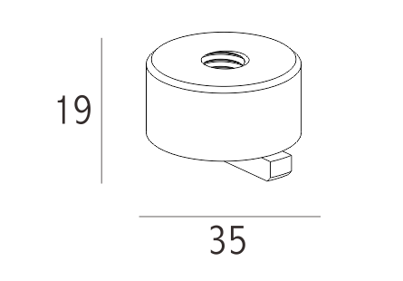 35MM المسمار الجوز