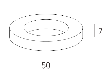 الباب المطاط الدائري (سميكة)