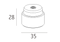 28MM المسمار الجوز