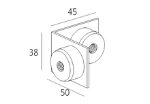 90 درجة موصل (لباب فقط)